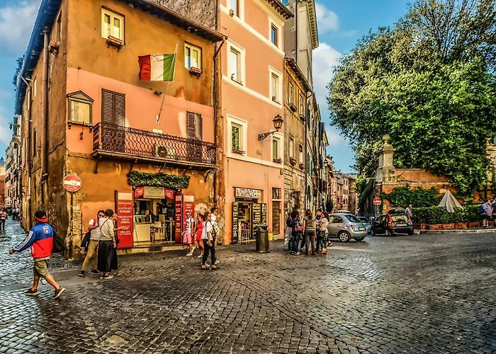 Monolocale Con Piscina A Trastevere דירה
