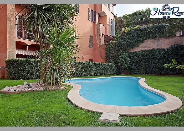 Monolocale Con Piscina A Trastevere דירה רומא