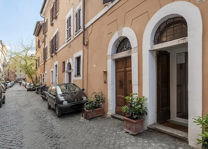 Monolocale Con Piscina A Trastevere דירה